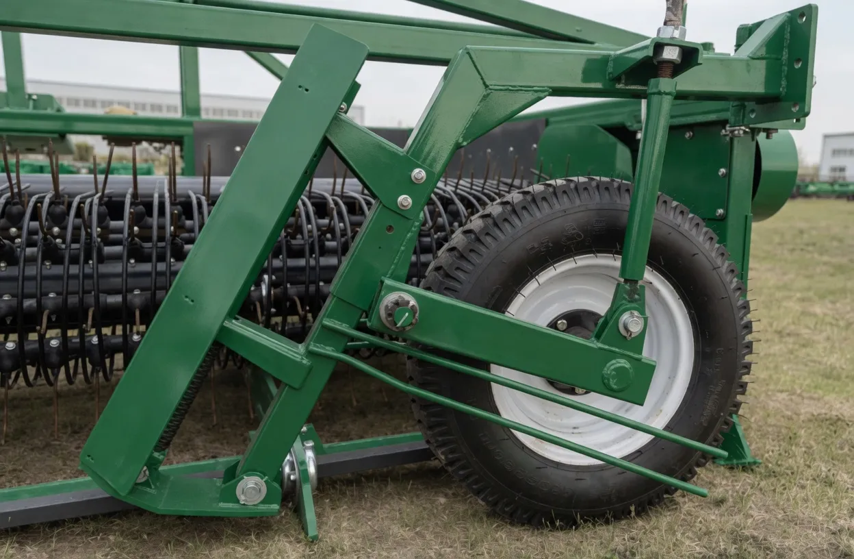 4BYH-3.25 5-ridge puller operating on commercial paddock
