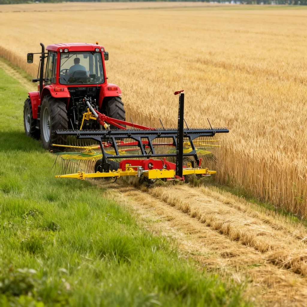 9GL-5.0/5.6 windrow in large paddock