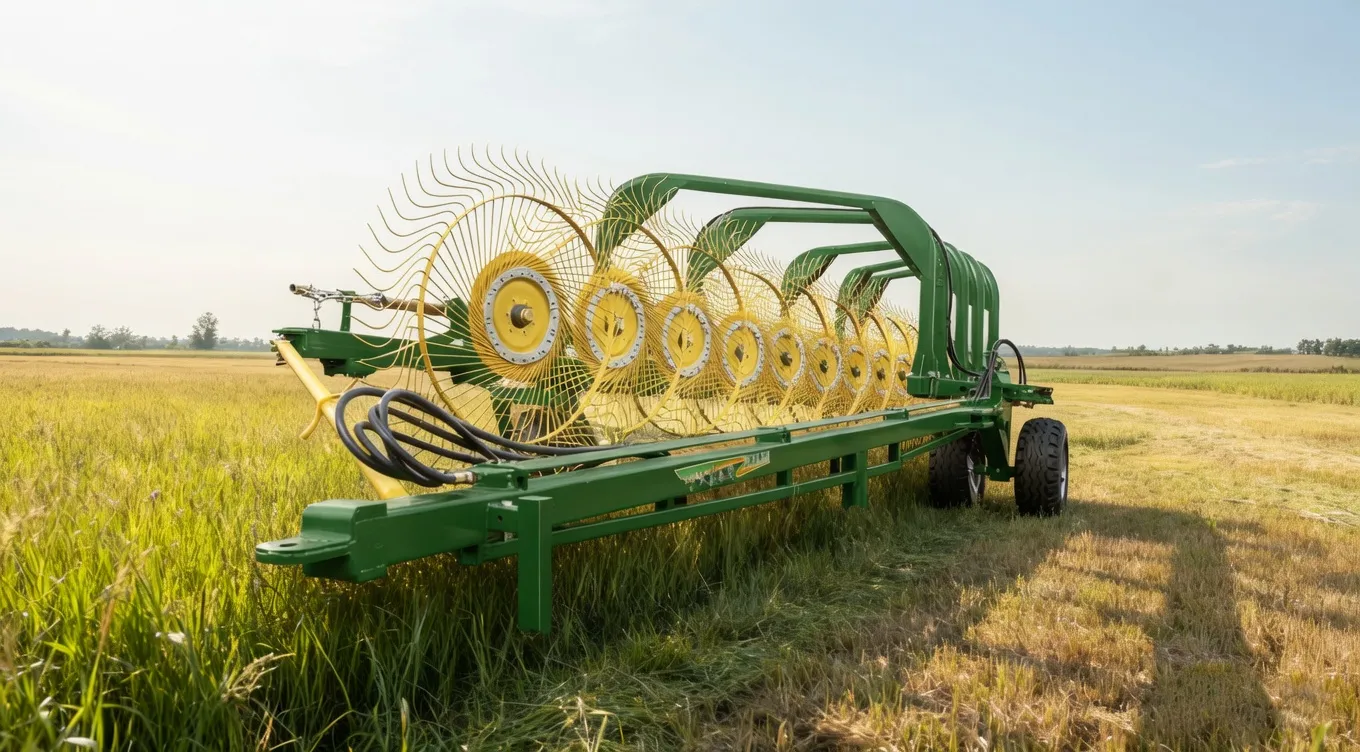 9LZY-9.0 finger wheel tine array detail