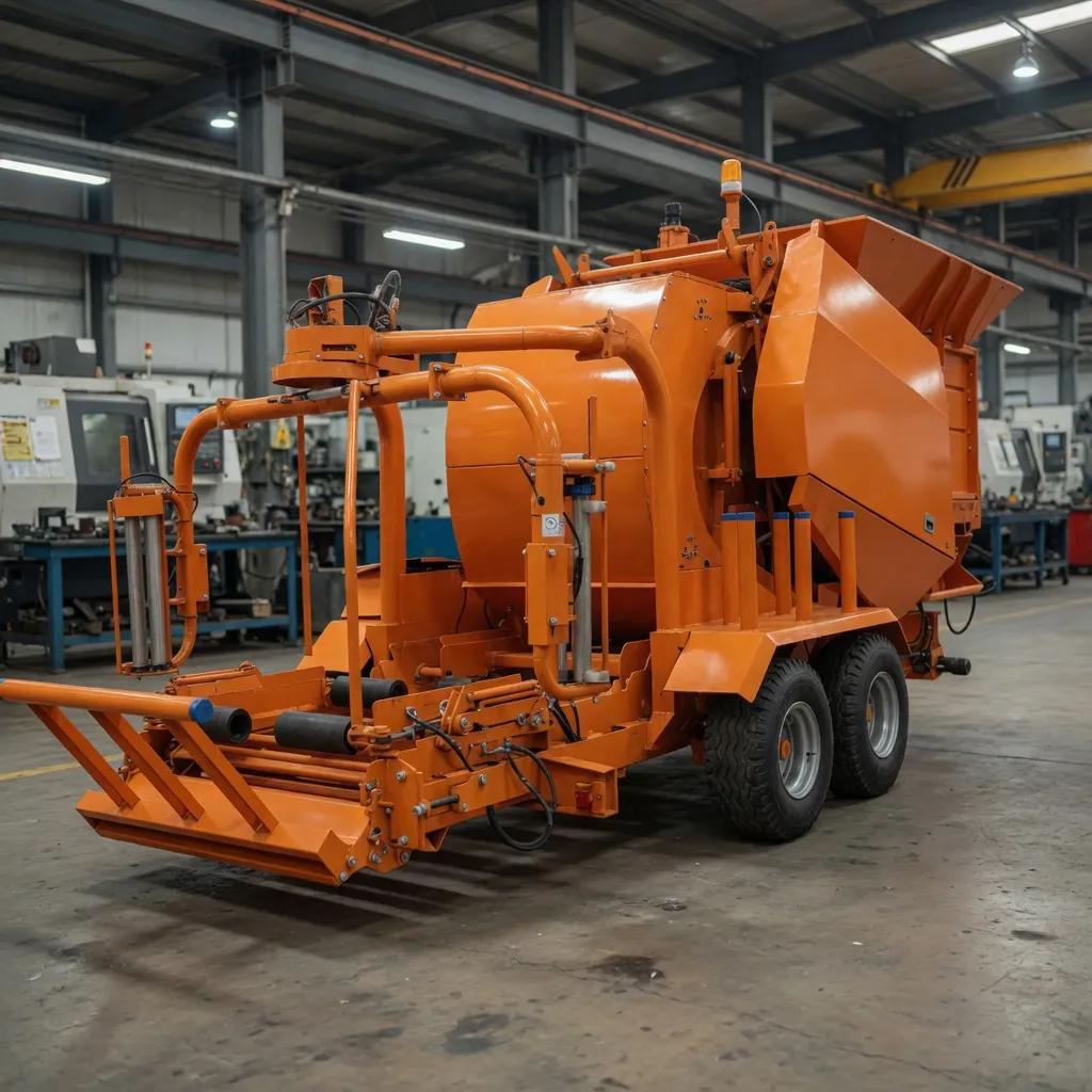 9YCM-850 Bundling Film Wrapping Machine for dairy and cattle farms