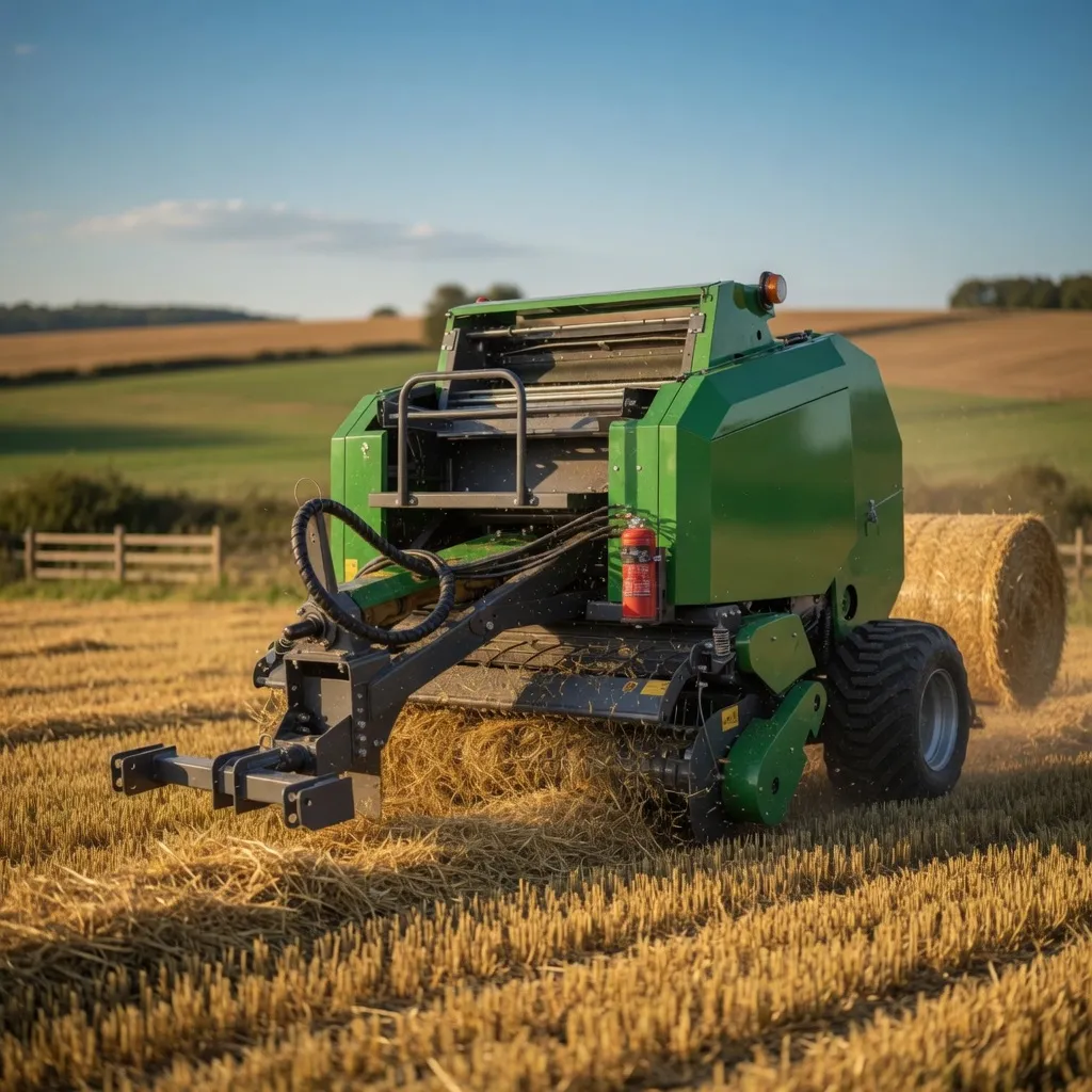 EverPower 9YG-1.0 compact round baler for beef cattle station drought silage