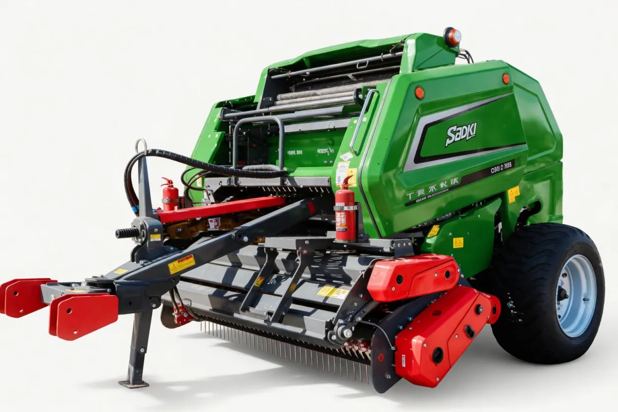 EverPower 9YG-2.24D S9000 round baler in operation