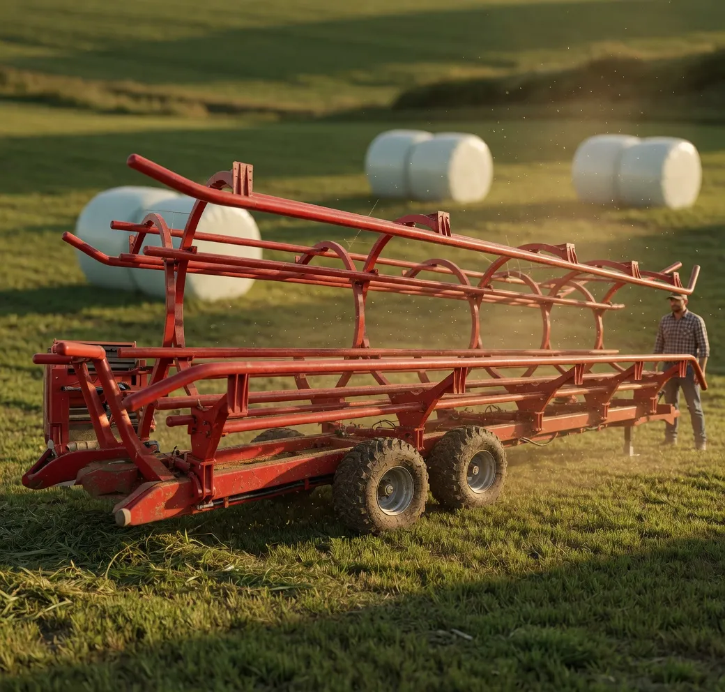 Bale conveyor vs manual stacking cost comparison