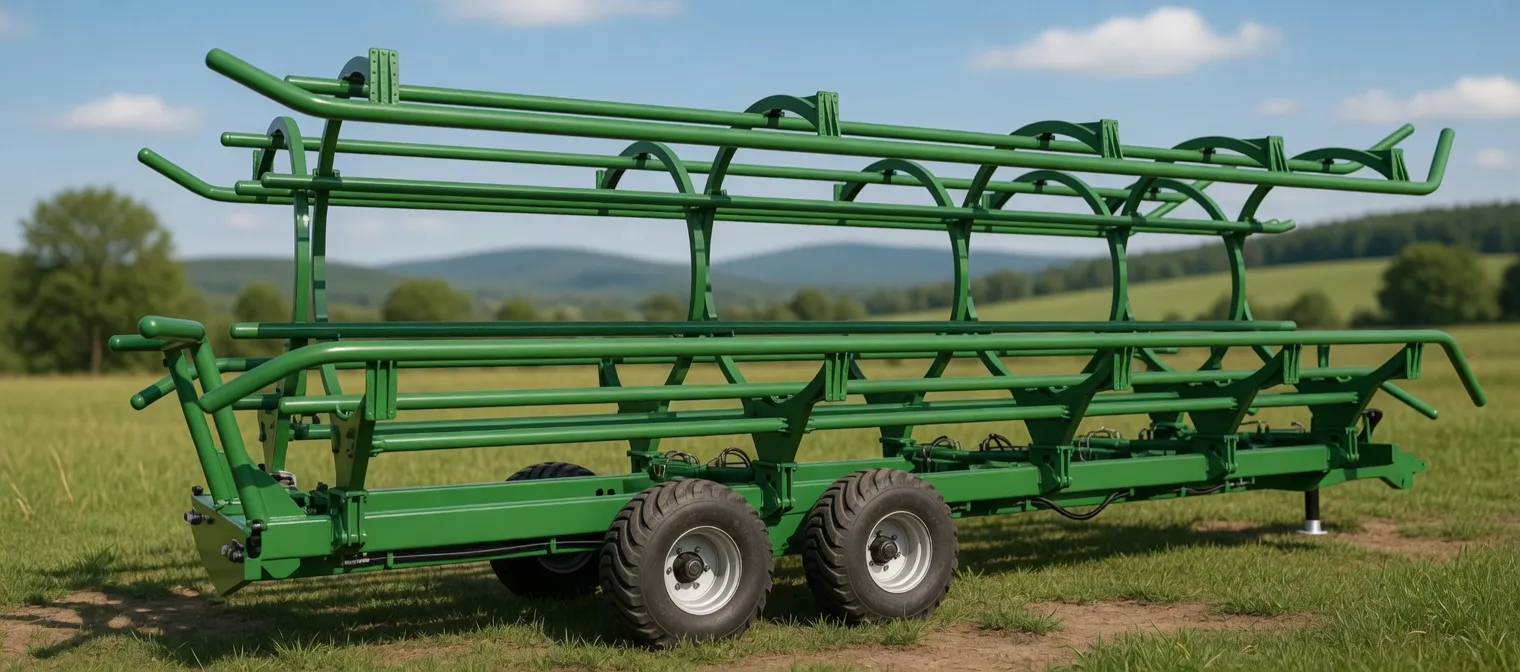 9JYY-4.5 hydraulic arm loading bale