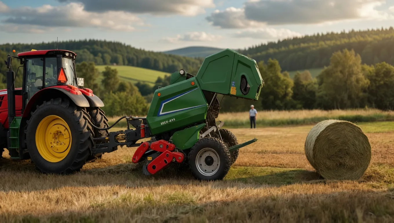 9YG-1.25 baler ejecting bale