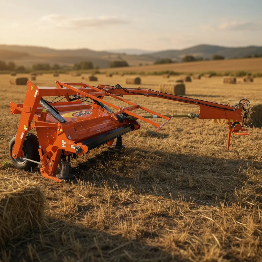 Mower conditioner for dairy and cattle farm forage preparation